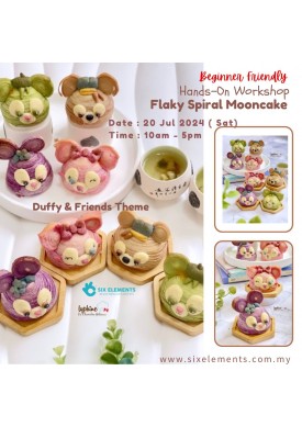 ( 20 July '24 ) Flaky Spiral Mooncake Workshop 