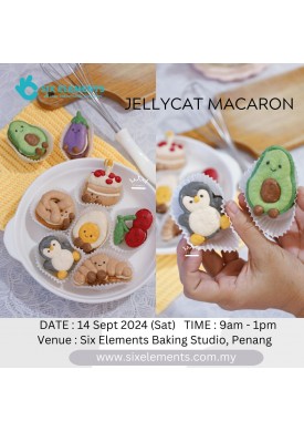 ( 14 Sept '24 ) Jelly Cat Theme Macarons Workshop