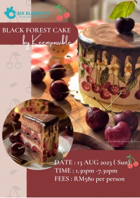 (13 AUG'23) Black Forest Cake Workshop